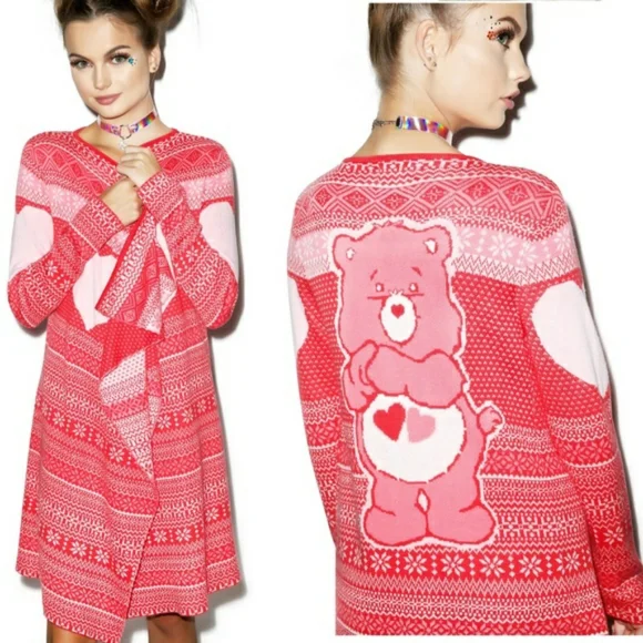 Iron Fist Care Bears Love A Lot Cardigan - Picture 1 of 1